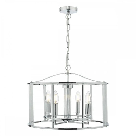 dar lighting Där Lighting Group, MYK0450 Myka 4 Light Pendant Polished Chrome - dar lighting Där Lighting Group, MYK0450 Myka 4 Light Pendant Polished Chrome