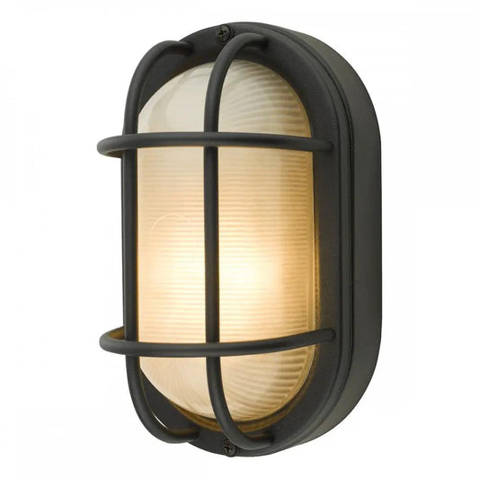 dar lighting Där Lighting Group, SAL5222 Salcombe Small Outdoor Wall Light Matt Black IP44 - dar lighting Där Lighting Group, SAL5222 Salcombe Small Outdoor Wall Light Matt Black IP44