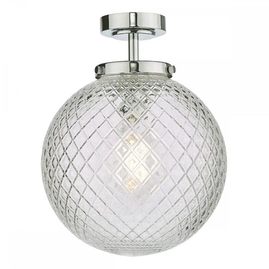 dar lighting Dar Lighting Group, WAY0150 Wayne Bathroom Flush Polished Chrome Glass IP44 (S) - dar lighting Dar Lighting Group, WAY0150 Wayne Bathroom Flush Polished Chrome Glass IP44 (S)