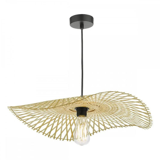 dar lighting Där Lighting Group, DEJ6529 Deja Easy Fit Pendant Natural Rattan - dar lighting Där Lighting Group, DEJ6529 Deja Easy Fit Pendant Natural Rattan