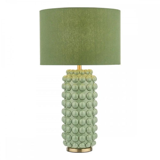 dar lighting Där Lighting Group, ETZ4224 Etzel Table Lamp Green Antique Brass With Shade - dar lighting Där Lighting Group, ETZ4224 Etzel Table Lamp Green Antique Brass With Shade