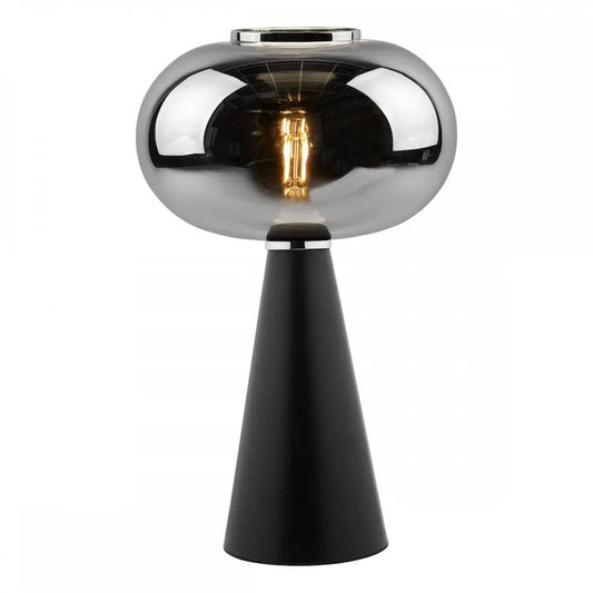 dar lighting Där Lighting Group, JEN4222 Jensen Table Lamp Smoked Glass Satin Black - dar lighting Där Lighting Group, JEN4222 Jensen Table Lamp Smoked Glass Satin Black