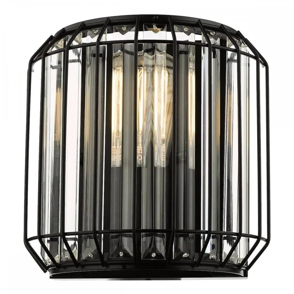 dar lighting Där Lighting Group, NAE0922 Naeva 2 Light Wall Light Matt Black Glass - dar lighting Där Lighting Group, NAE0922 Naeva 2 Light Wall Light Matt Black Glass
