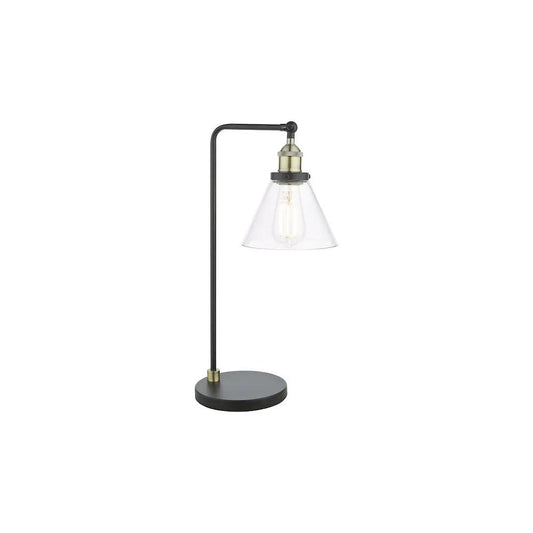 dar lighting Där Lighting Group, RAY4275 Ray Table Lamp Antique Brass and Glass - dar lighting Där Lighting Group, RAY4275 Ray Table Lamp Antique Brass and Glass