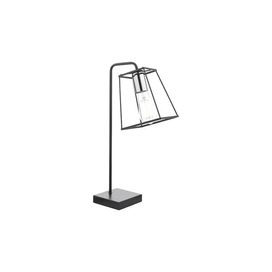 dar lighting Där Lighting Group, TOW4150 Tower Table Lamp Matt Black and Polished Chrome - dar lighting Där Lighting Group, TOW4150 Tower Table Lamp Matt Black and Polished Chrome