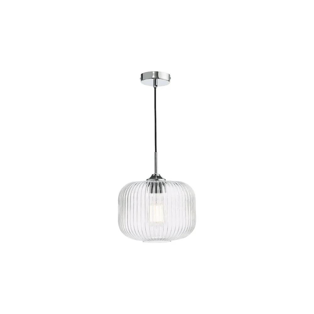 dar lighting Där Lighting Group, DEM0108 Demarius Pendant Polished Chrome and Clear Glass - dar lighting Där Lighting Group, DEM0108 Demarius Pendant Polished Chrome and Clear Glass