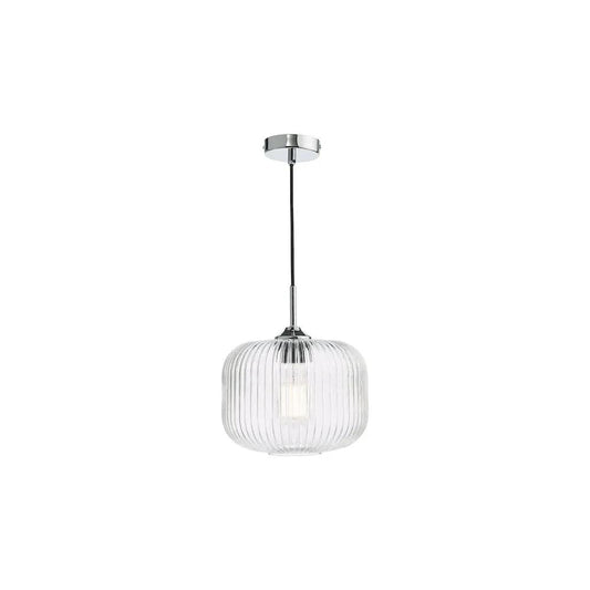 dar lighting Där Lighting Group, DEM0108 Demarius Pendant Polished Chrome and Clear Glass - dar lighting Där Lighting Group, DEM0108 Demarius Pendant Polished Chrome and Clear Glass