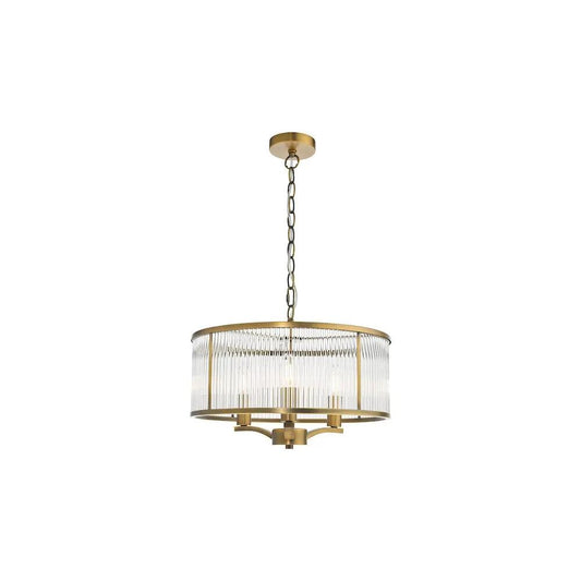 dar lighting Där Lighting Group, EVE0363 Evelyn 3 Light Pendant Antique Bronze and Glass - dar lighting Där Lighting Group, EVE0363 Evelyn 3 Light Pendant Antique Bronze and Glass