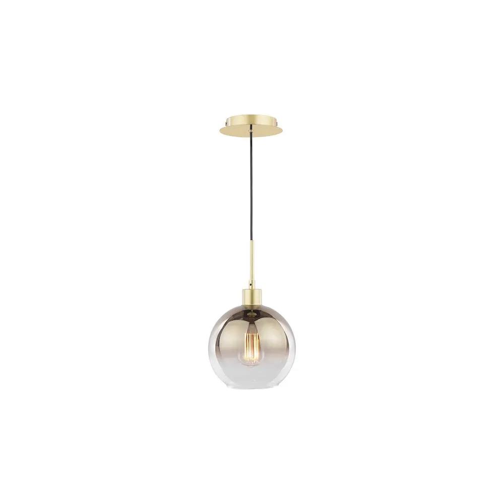 dar lighting Där Lighting Group, LYC8635 Lycia Pendant Polished Gold and Gold Ombre Glass - dar lighting Där Lighting Group, LYC8635 Lycia Pendant Polished Gold and Gold Ombre Glass