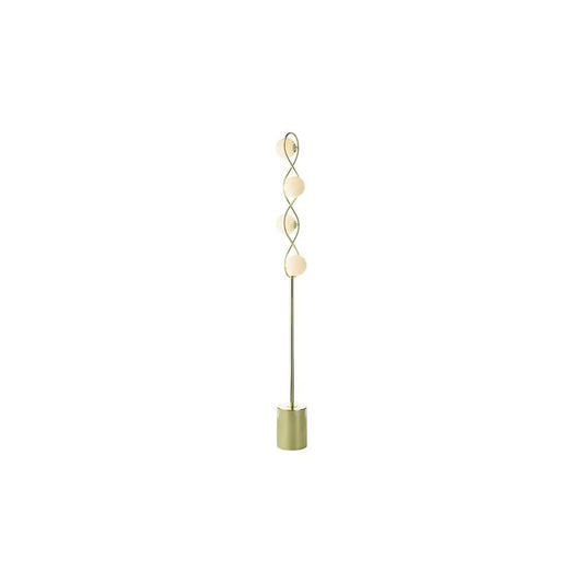 dar lighting Där Lighting Group, LYS4935 Lysandra 4 Light Floor Lamp Polished Gold and Opal Glass - dar lighting Där Lighting Group, LYS4935 Lysandra 4 Light Floor Lamp Polished Gold and Opal Glass