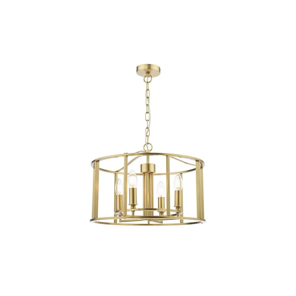 dar lighting Där Lighting Group, MYK0463 Myka 4 Light Pendant Brushed Bronze - dar lighting Där Lighting Group, MYK0463 Myka 4 Light Pendant Brushed Bronze