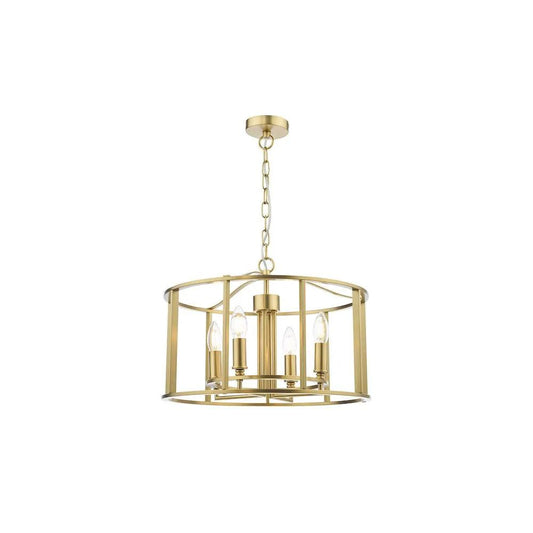 dar lighting Där Lighting Group, MYK0463 Myka 4 Light Pendant Brushed Bronze - dar lighting Där Lighting Group, MYK0463 Myka 4 Light Pendant Brushed Bronze