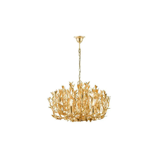 dar lighting Där Lighting Group, SIL1335 Silvius 9 Light Pendant Gold Leaf - dar lighting Där Lighting Group, SIL1335 Silvius 9 Light Pendant Gold Leaf