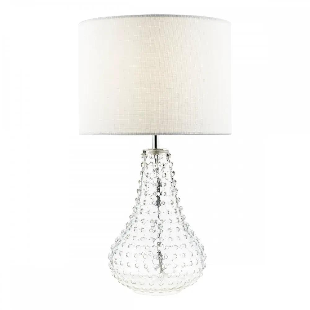 dar lighting Där Lighting Group, KRI4208 Kristina Table Lamp Textured Glass With Shade - dar lighting Där Lighting Group, KRI4208 Kristina Table Lamp Textured Glass With Shade