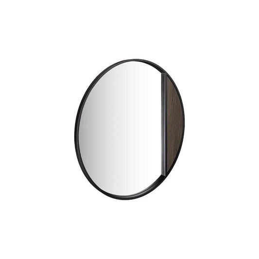 dar lighting Där Lighting Group, 002RAS001 Rasmus Mirror Mocha Veneer and Matt Black 80cm - dar lighting Där Lighting Group, 002RAS001 Rasmus Mirror Mocha Veneer and Matt Black 80cm