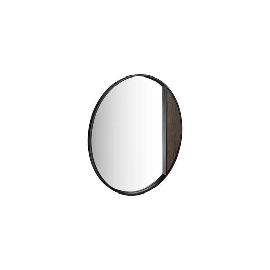 dar lighting Där Lighting Group, 002RAS002 Rasmus Mirror Mocha Veneer and Matt Black 50cm - dar lighting Där Lighting Group, 002RAS002 Rasmus Mirror Mocha Veneer and Matt Black 50cm