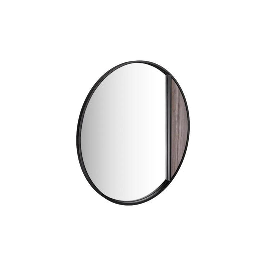 dar lighting Där Lighting Group, 002RAS003 Rasmus Mirror Brown Stone Veneer and Matt Black 80cm - dar lighting Där Lighting Group, 002RAS003 Rasmus Mirror Brown Stone Veneer and Matt Black 80cm