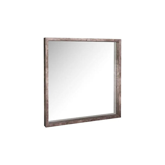 dar lighting Där Lighting Group, 002ROC001 Rocco Mirror Distressed Concrete Effect Veneer 80 X 80cm - dar lighting Där Lighting Group, 002ROC001 Rocco Mirror Distressed Concrete Effect Veneer 80 X 80cm