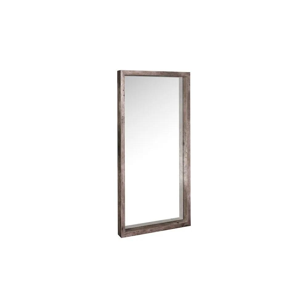 dar lighting Där Lighting Group, 002ROC002 Rocco Mirror Distressed Concrete Effect Veneer 90 X 50cm - dar lighting Där Lighting Group, 002ROC002 Rocco Mirror Distressed Concrete Effect Veneer 90 X 50cm