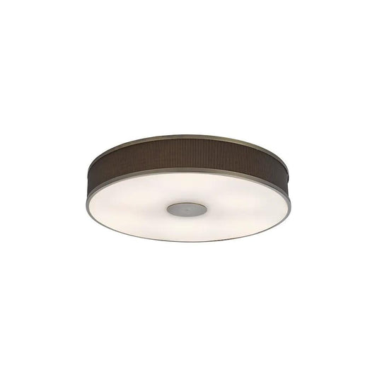 dar lighting Där Lighting Group, ALV6439 Alvaro 6 Light Flush Antique Bronze With Brown Shade - dar lighting Där Lighting Group, ALV6439 Alvaro 6 Light Flush Antique Bronze With Brown Shade