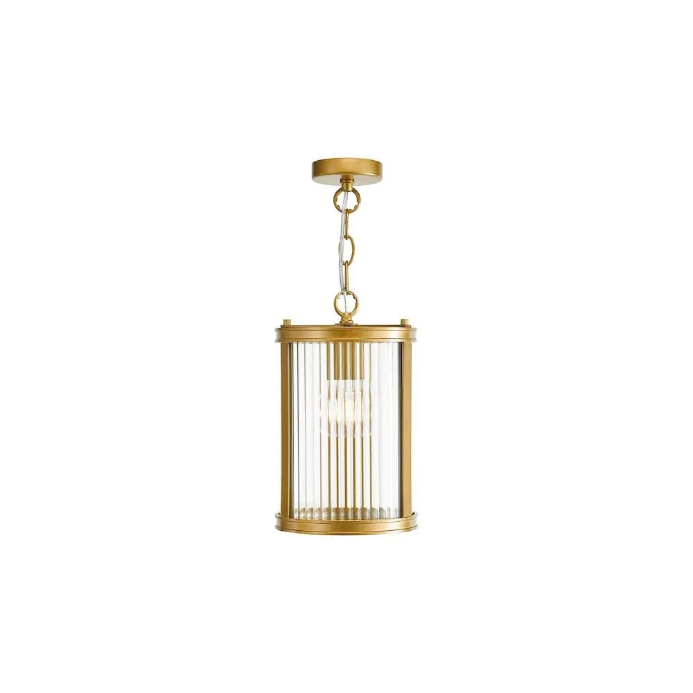 dar lighting Där Lighting Group, BIA0163 Bianka Pendant Bronze and Ribbed Glass - dar lighting Där Lighting Group, BIA0163 Bianka Pendant Bronze and Ribbed Glass