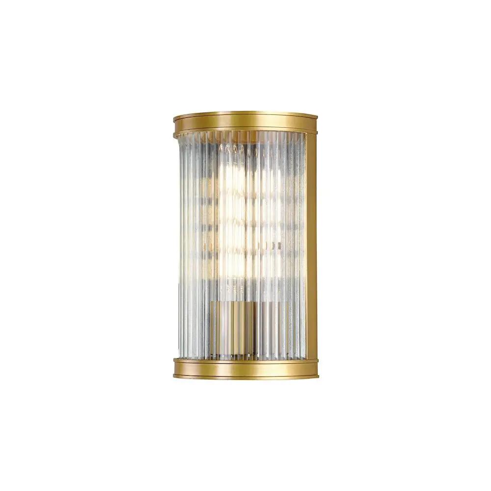 dar lighting Där Lighting Group, BIA0763 Bianka Wall Light Bronze and Ribbed Glass - dar lighting Där Lighting Group, BIA0763 Bianka Wall Light Bronze and Ribbed Glass