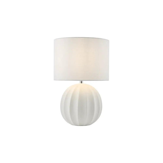 dar lighting Där Lighting Group, MAV4233 Mavis Ceramic Table Lamp Cream With Shade - dar lighting Där Lighting Group, MAV4233 Mavis Ceramic Table Lamp Cream With Shade