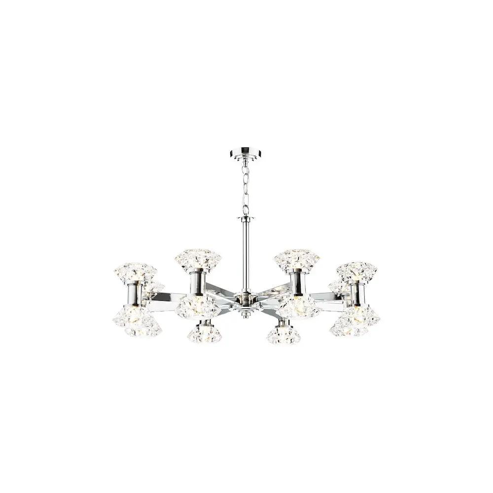 dar lighting Där Lighting Group, TIA1650 Tiana 16 Light Armed Pendant Polished Chrome - dar lighting Där Lighting Group, TIA1650 Tiana 16 Light Armed Pendant Polished Chrome