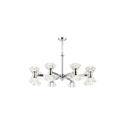 dar lighting Där Lighting Group, TIA1650 Tiana 16 Light Armed Pendant Polished Chrome - dar lighting Där Lighting Group, TIA1650 Tiana 16 Light Armed Pendant Polished Chrome