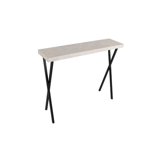 dar lighting Där Lighting Group, 001DAT003 Data Console Table Light Grey Marble Effect - dar lighting Där Lighting Group, 001DAT003 Data Console Table Light Grey Marble Effect