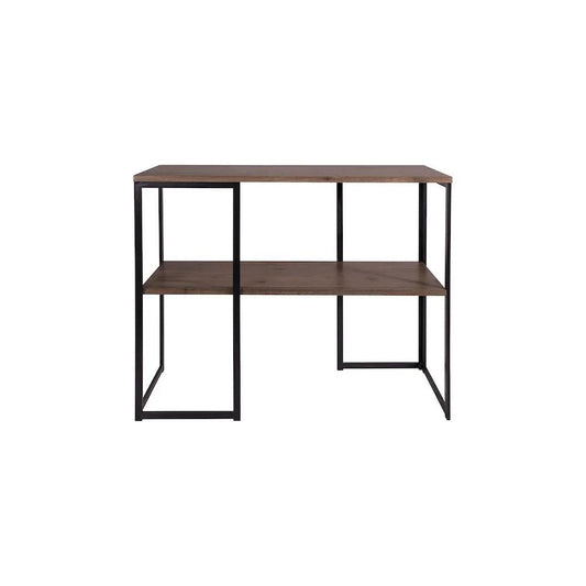 dar lighting Där Lighting Group, 001KIM001 Kimora Console Table Brown Pine Veneer and Matt Black - dar lighting Där Lighting Group, 001KIM001 Kimora Console Table Brown Pine Veneer and Matt Black