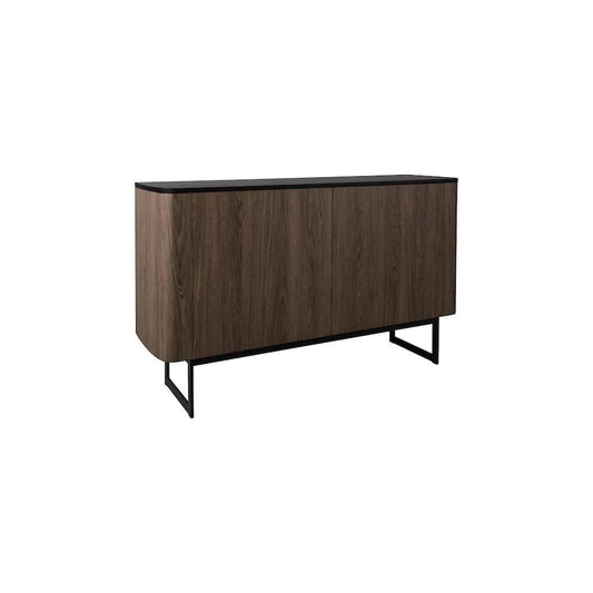 dar lighting Där Lighting Group, 001MYR001 Myron Cabinet Mocha Veneer and Matt Black - dar lighting Där Lighting Group, 001MYR001 Myron Cabinet Mocha Veneer and Matt Black