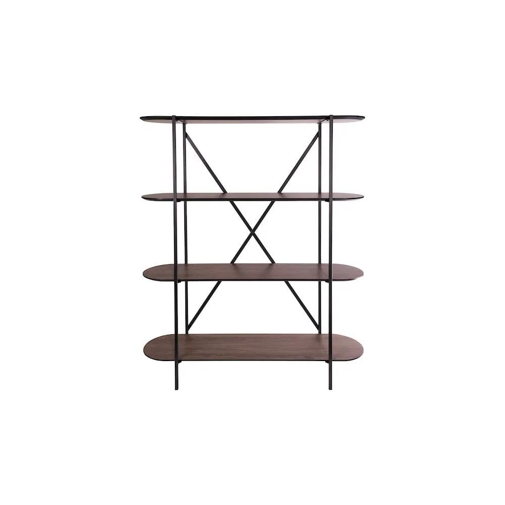 dar lighting Där Lighting Group, 001POE001 Poe Shelves Mocha Veneer and Matt Black - dar lighting Där Lighting Group, 001POE001 Poe Shelves Mocha Veneer and Matt Black