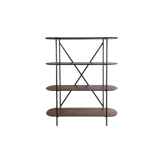 dar lighting Där Lighting Group, 001POE001 Poe Shelves Mocha Veneer and Matt Black - dar lighting Där Lighting Group, 001POE001 Poe Shelves Mocha Veneer and Matt Black