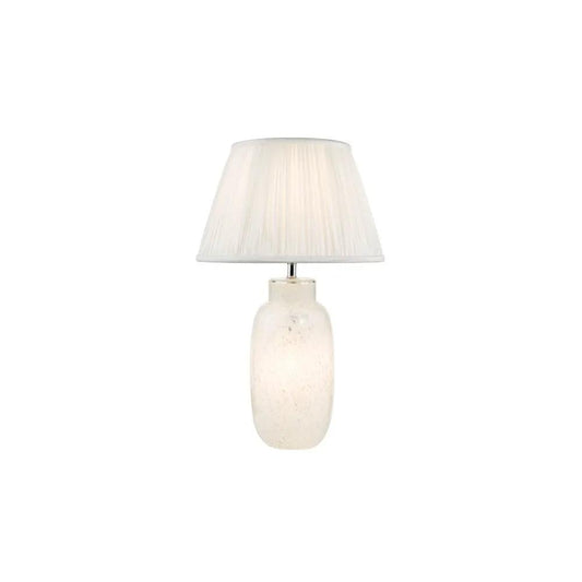 dar lighting Där Lighting Group, ILE422-ULY1615 Ileana Table Lamp White Glass With Shade - dar lighting Där Lighting Group, ILE422-ULY1615 Ileana Table Lamp White Glass With Shade