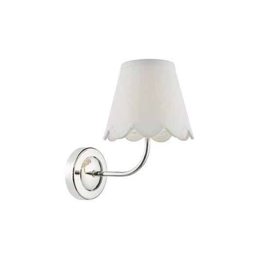 dar lighting Där Lighting Group, NAV0738-NER262 Navarro Rechargeable Wall Light Polished Nickel With Shade LED - dar lighting Där Lighting Group, NAV0738-NER262 Navarro Rechargeable Wall Light Polished Nickel With Shade LED