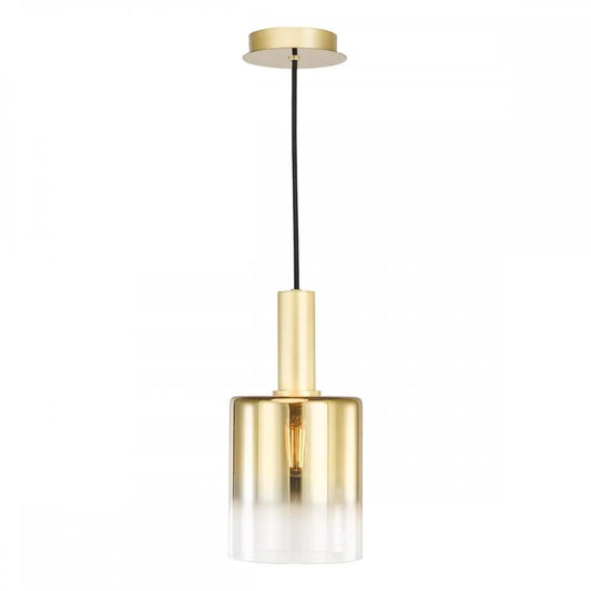 dar lighting Där Lighting Group, SAV8635 Savannah Pendant Satin Gold and Gold Ombre Glass - dar lighting Där Lighting Group, SAV8635 Savannah Pendant Satin Gold and Gold Ombre Glass