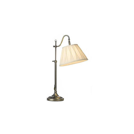 dar lighting Där Lighting Group, Dar SUF4075/X Suffolk Table Lamp Rise & Fall Antique Brass With Shade - dar lighting Där Lighting Group, Dar SUF4075/X Suffolk Table Lamp Rise & Fall Antique Brass With Shade