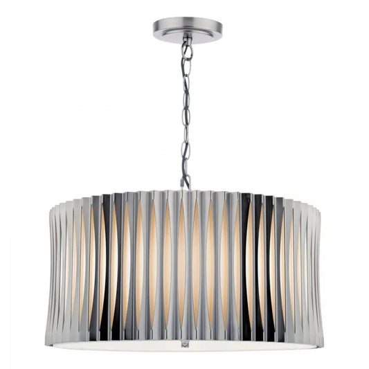 dar lighting Dar Lighting Group, NET0363 Netra 3 Light Pendant Satin Bronze and Ivory - dar lighting Dar Lighting Group, NET0363 Netra 3 Light Pendant Satin Bronze and Ivory
