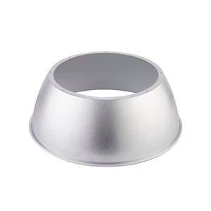 Aluminium LED light reflector accessory for ceiling lighting installations