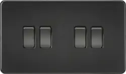 ml matt black 10AX 4G 2-way Switch - Matt Black - ml matt black 10AX 4G 2-way Switch - Matt Black