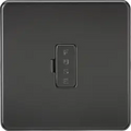 ml matt black 13A Fused Spur Unit - Matt Black - ml matt black 13A Fused Spur Unit - Matt Black