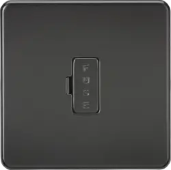 ml matt black 13A Fused Spur Unit - Matt Black - ml matt black 13A Fused Spur Unit - Matt Black