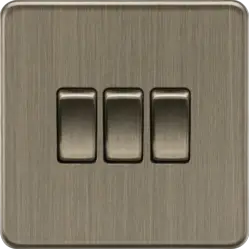 Antique Brass 10AX 3G 2-Way Switch - Antique Brass - Antique Brass 10AX 3G 2-Way Switch - Antique Brass