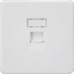 ml matt white UTP CAT6a RJ45 Network Outlet - Matt White - Electrical ml matt white UTP CAT6a RJ45 Network Outlet - Matt White Electrical