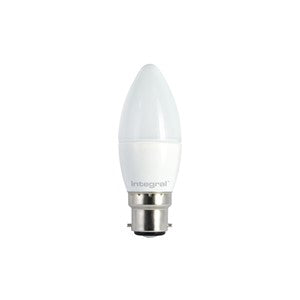 Integral CANDLE BULB B22 470LM 4.2W 2700K DIMMABLE 240 BEAM FROSTED INTEGRAL - Integral CANDLE BULB B22 470LM 4.2W 2700K DIMMABLE 240 BEAM FROSTED INTEGRAL