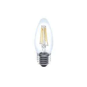 Integral OMNI FILAMENT CANDLE BULB E27 470LM 3.4W 2700K NON-DIMM 330 BEAM CLEAR FULL GLASS INTEGRAL - Integral OMNI FILAMENT CANDLE BULB E27 470LM 3.4W 2700K NON-DIMM 330 BEAM CLEAR FULL GLASS INTEGRAL
