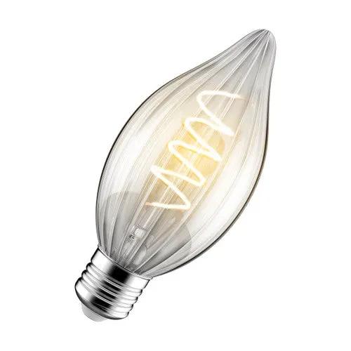 Crompton Lamps LED LED Solis Candle C64 Clear Non-Dimmable 3.5W 1800K ES-E27 - Crompton Lamps LED LED Solis Candle C64 Clear Non-Dimmable 3.5W 1800K ES-E27