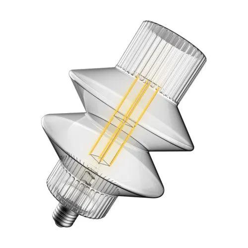 Crompton Lamps LED LED Deco Lantern 150mm Clear Non-Dimmable 4.9W 1800K ES-E27 - Crompton Lamps LED LED Deco Lantern 150mm Clear Non-Dimmable 4.9W 1800K ES-E27