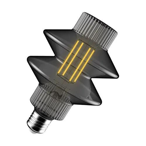 Crompton Lamps LED LED Deco Lantern 106mm Smoke Non-Dimmable 4.5W 1800K ES-E27 - Crompton Lamps LED LED Deco Lantern 106mm Smoke Non-Dimmable 4.5W 1800K ES-E27